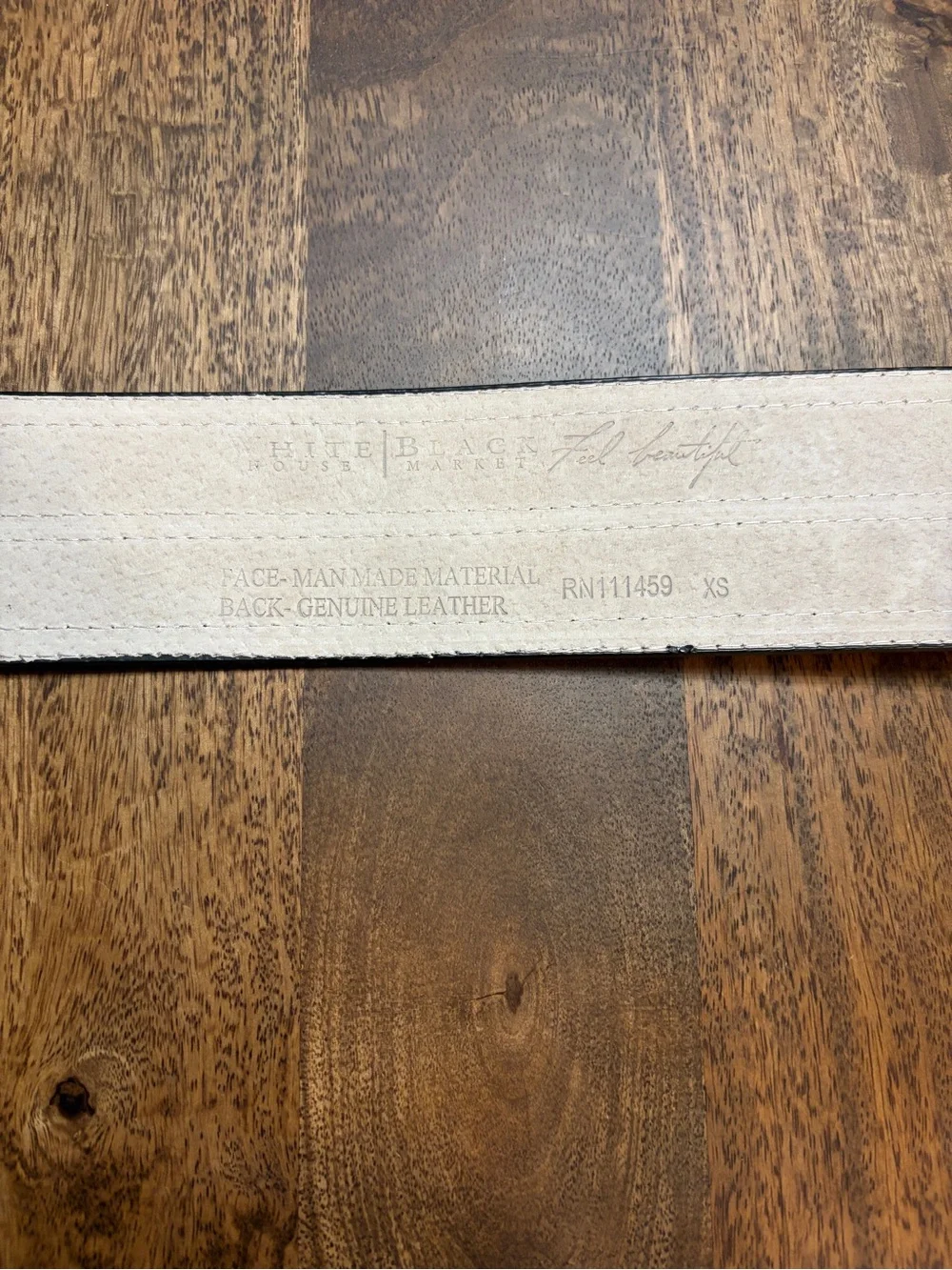White House Black Market size Xsmall Womens Black Belt